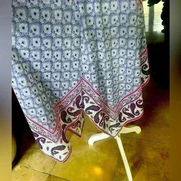 JOLT  sleeves scarf style sundress XL. Fully lined.  Paisley print. Exc cond - Picture 9 of 16